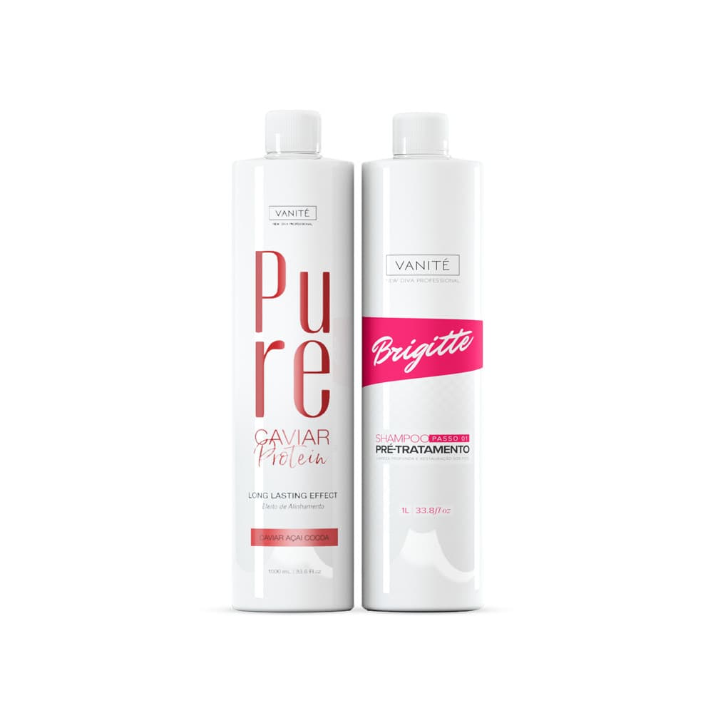 Kit Pure caviar + Shampoo Anti resíduos