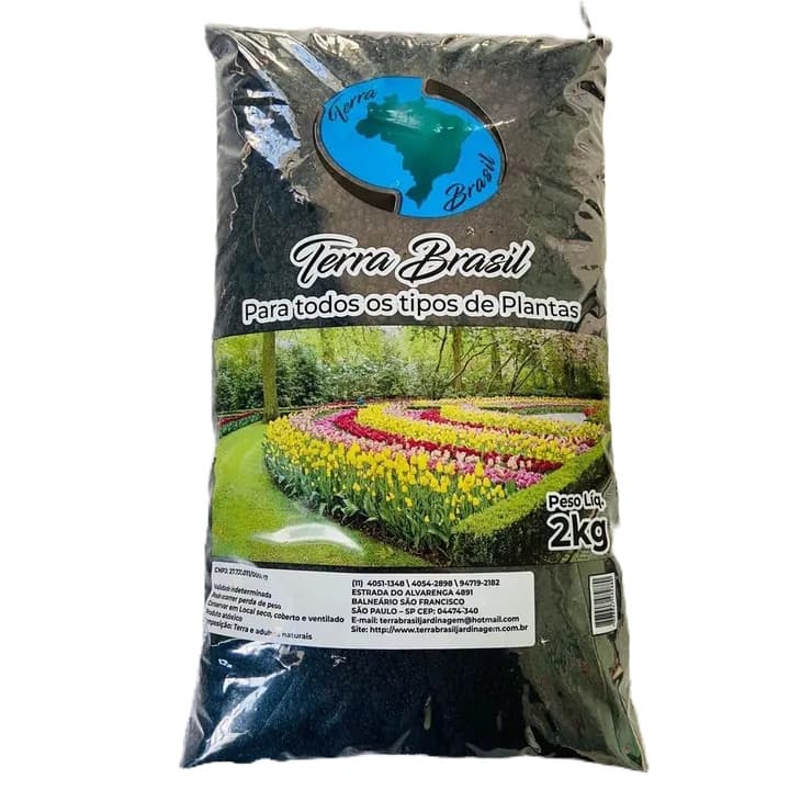 Terra Vegetal Adubada Terra Brasil 2Kg