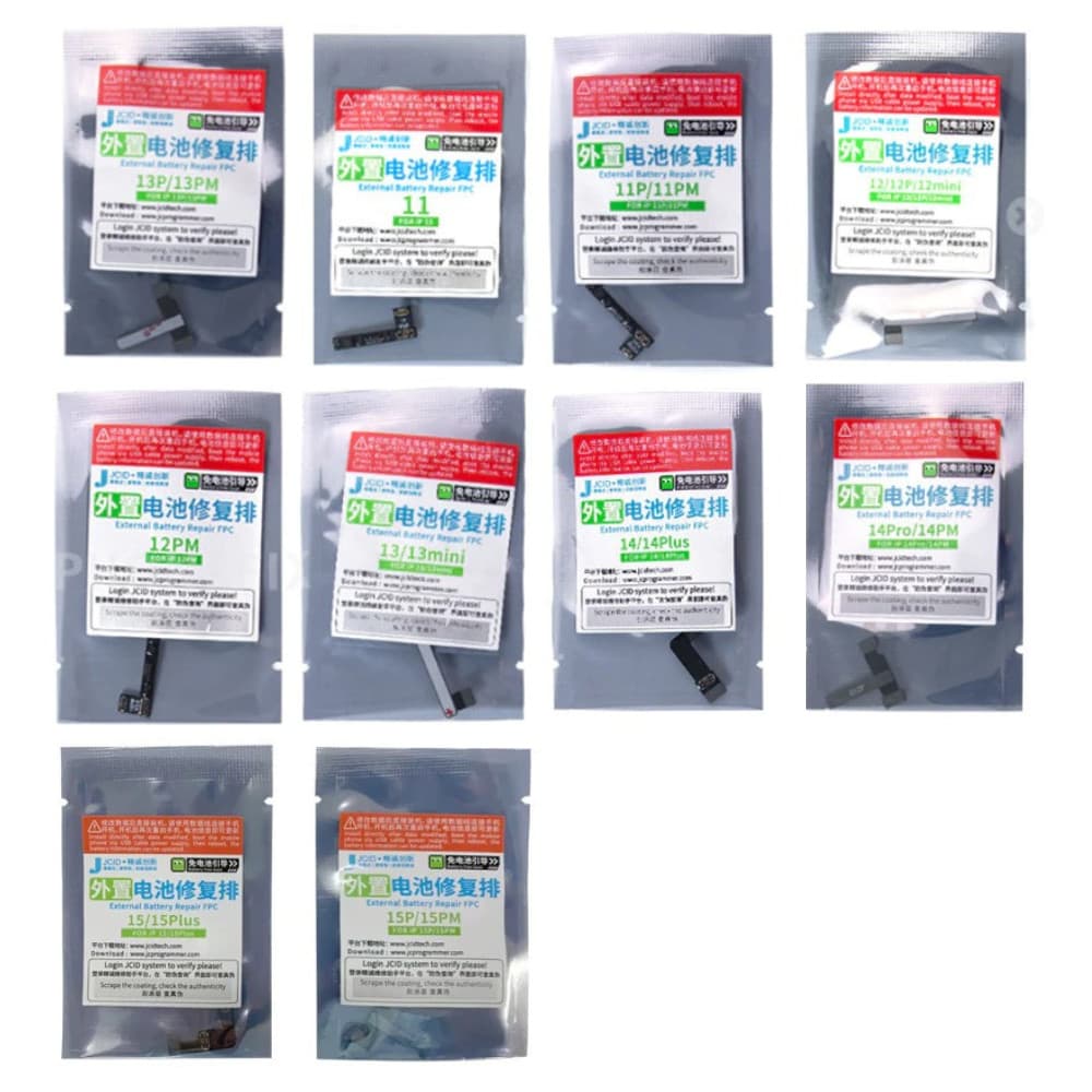 Cabo Flex External Bateria Repair Fpc JCID Para IP11 - IP 15PM