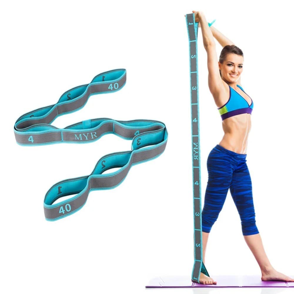 Correia Elástica De Alongamento De Ioga Com Alças , Alça Para Balé , Perna , Corpo , Faixa , Dança , Pilates , Ginástica