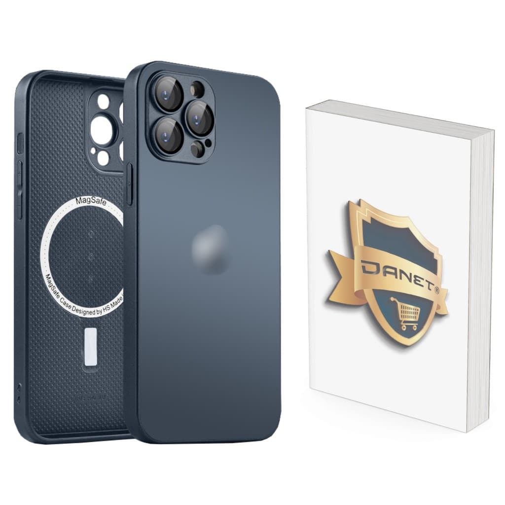 Capa Case Silicone Traseira Em Vidro Para iPhone 15 e 16 Mag