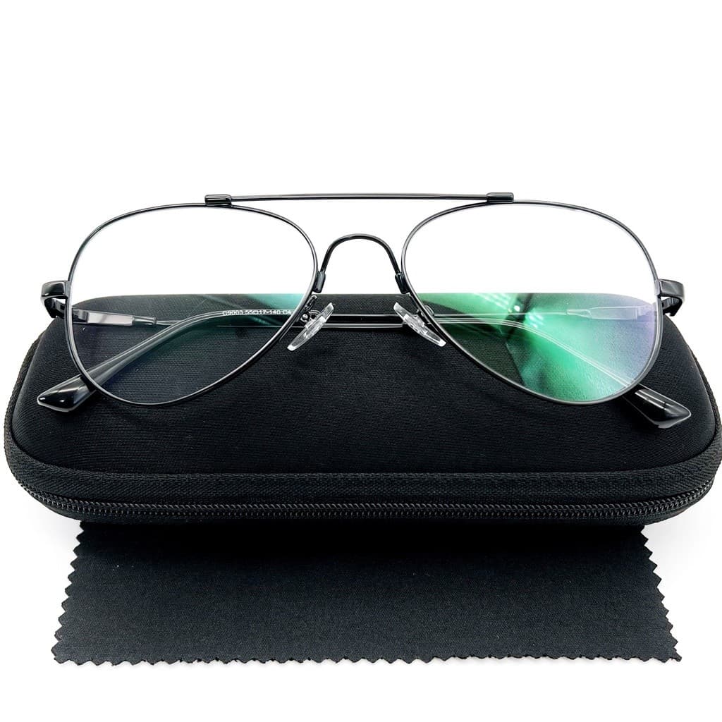 Armação Óculos Grau Aviador 100% Titanium Leve Discreto Fléxivel Inquebrável Masculina Feminina