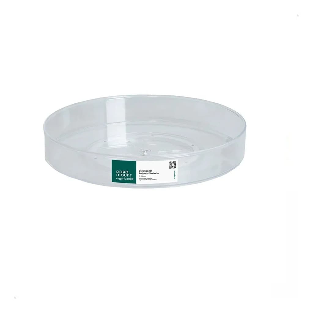 Organizador Giratório Paramount Cosméticos Versátil 34cm Acrílico