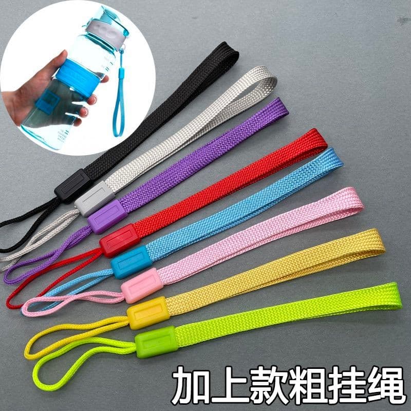 [1.5.000 pessoas] Cordão colorido para copo de água Disco U Nylon Corda Alça de pulso portátil Câmera ousada Copo térmic