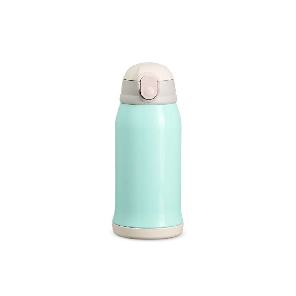 Garrafa Térmica Inox 550ml com Canudo e Tampa Protetora