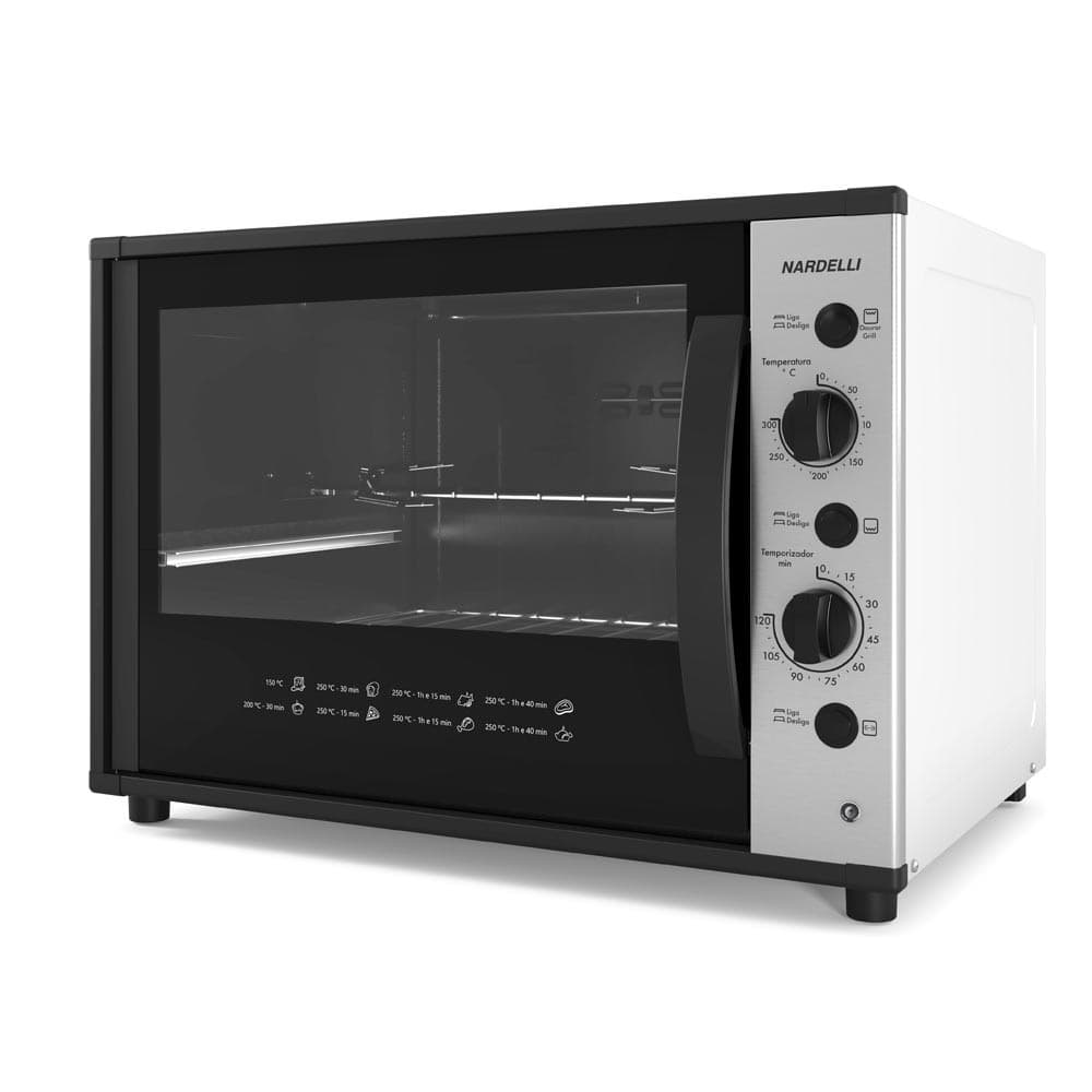 Forno Elétrico de Bancada Nardelli Smart 60 Litros Preto