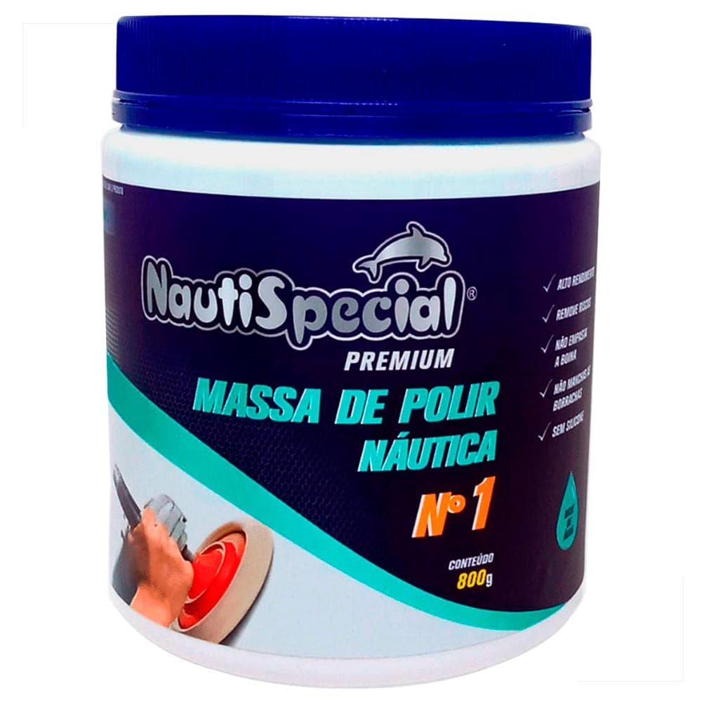 Massa De Polir Náutica N°1 800G Nautispecial