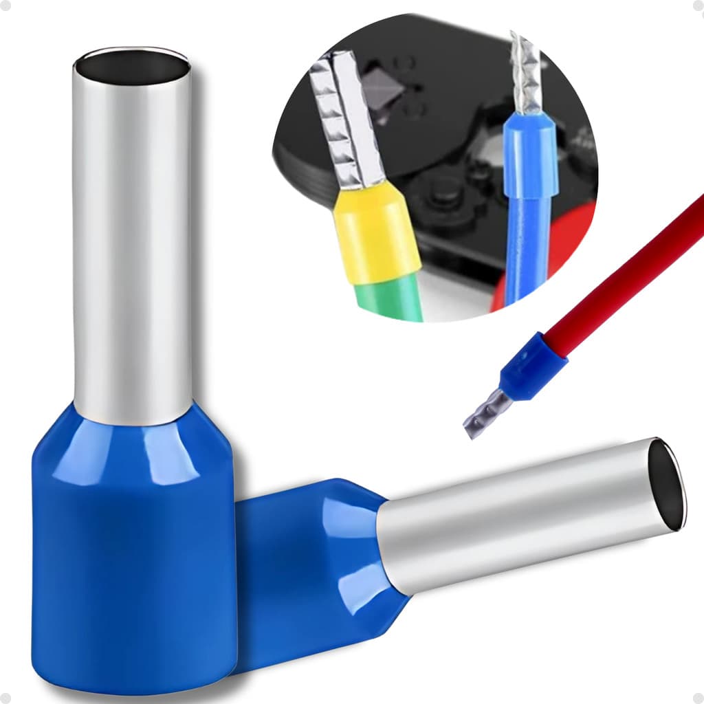 TERMINAL CONECTOR TUBULAR ILHÓS SIMPLES 16,00MM 50 PEÇAS
