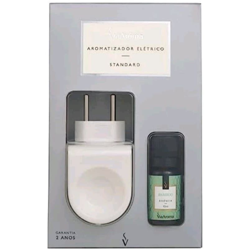 Kit Via Aroma Aromatizador + 1 Essência Casa Cheirosa