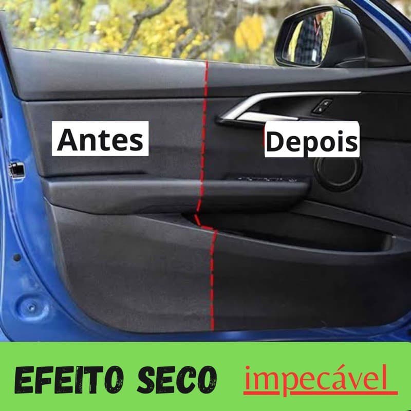 Silicone Gel Automotivo Efeito Seco ,Plastico e Couro, Bancos, Painéis, Para-Choques
