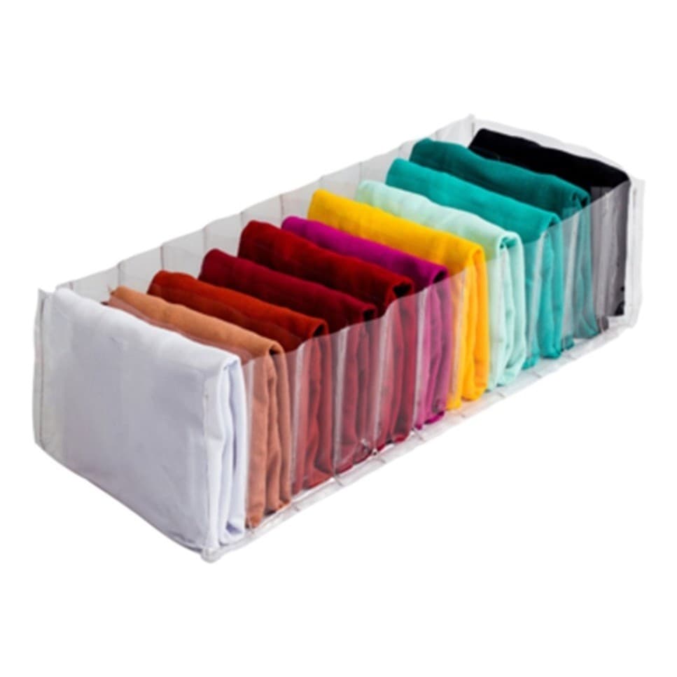 Organizador De Gavetas Colmeia Cristal Com 11 Divisórias