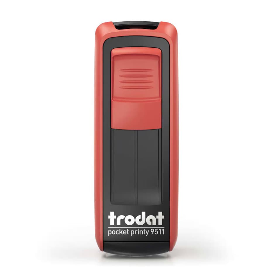 Carimbo para médico pocket  Trodat  printy 9511 Vermelho