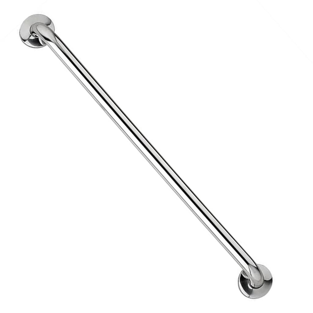 Barra de Apoio Inox 70cm Idoso Cadeirante Deficiente Banheiro Box Corrimao Suporte Acessibilidade Segurança
