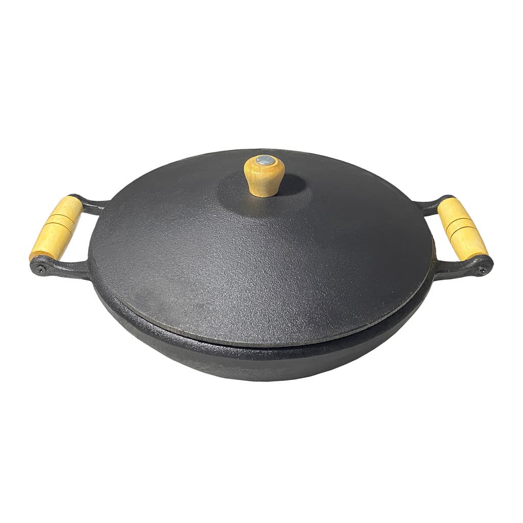 Panela de Moqueca 5 litros Ferro Moquequeira C/ Tampa 30cm