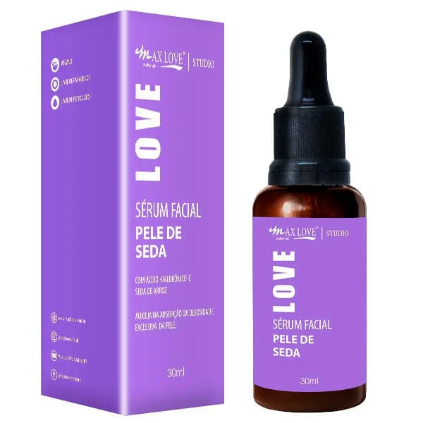 Serum Facial Pele de Seda Max Love 30ml