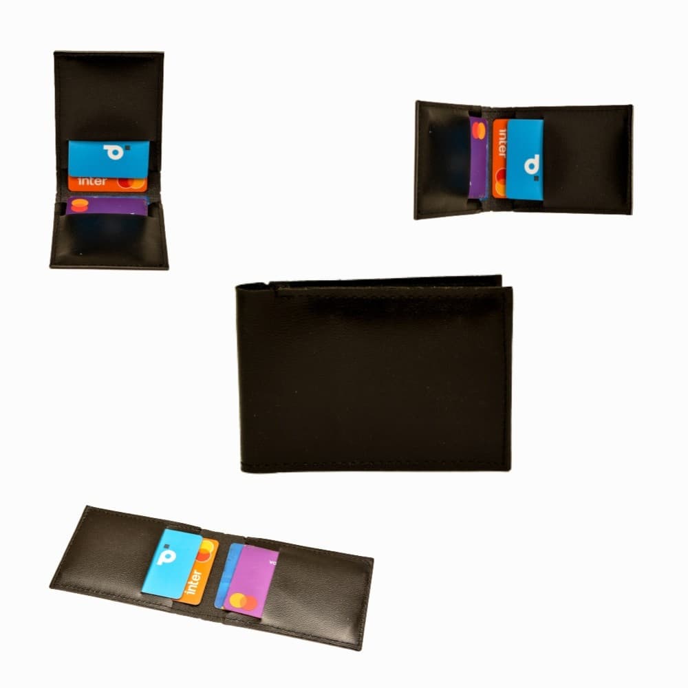 Kit 100 Porta Cartão Masculino feminino slim Lançamento Black Friday