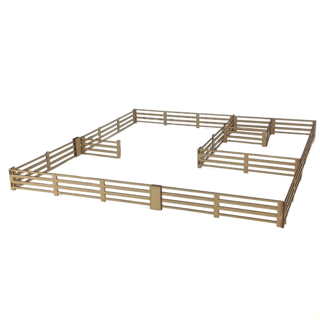 Kit Cerca Para Fazendinha Grande Brinquedo Faz De Conta Mdf