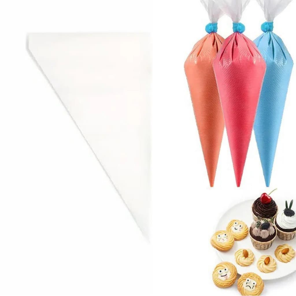 Saco de Confeitar Profissional Descartável Kit 400 Unidades Alta Qualidade Cupcake Bolo Doce