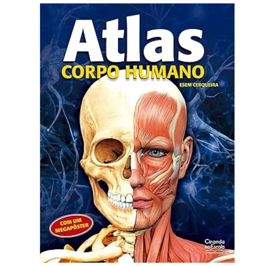 Livro Atlas Corpo Humano - Ciranda Cultural