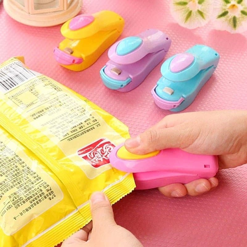 Mini Seladora Máquina De Plástico Para Auxiliar Na Cozinha Veda Comidas E Legumes