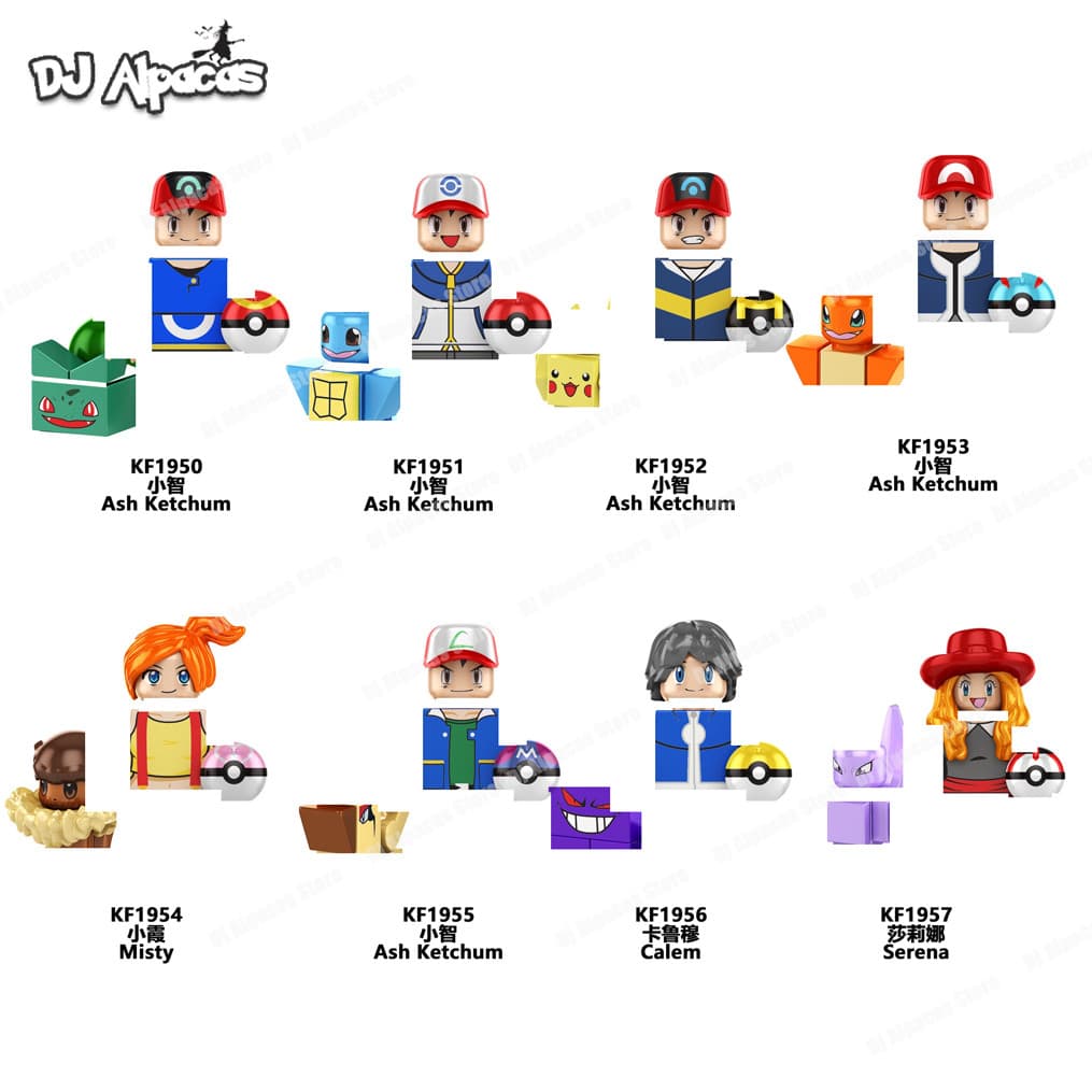 Blocos De Construção Figuras Brinquedo Colecionável KF1950 KF1951 KF1952