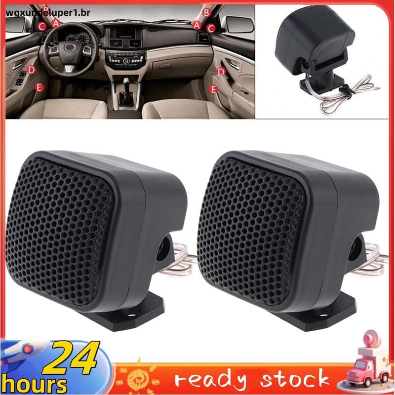 2 Pces 500W Mini Alto-Falantes Tweeter Do Carro De Alta Eficiência Chifre Automático Áudio Música Falante Estéreo Para S