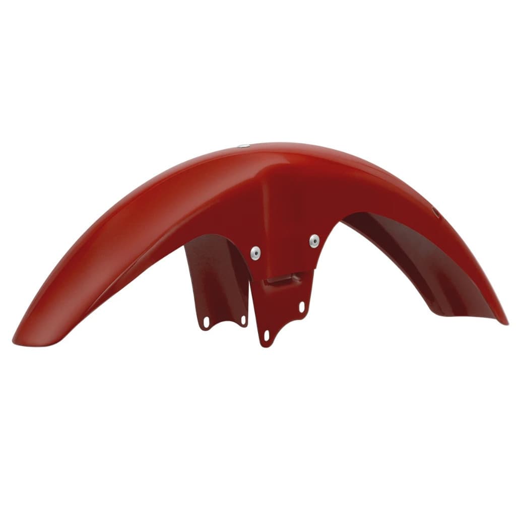 Paralama Dianteiro Suporte Moto CG 1983 à 1985 e Moto Today 1991 à 1992 Cor Vermelho ABS 100% Virgem