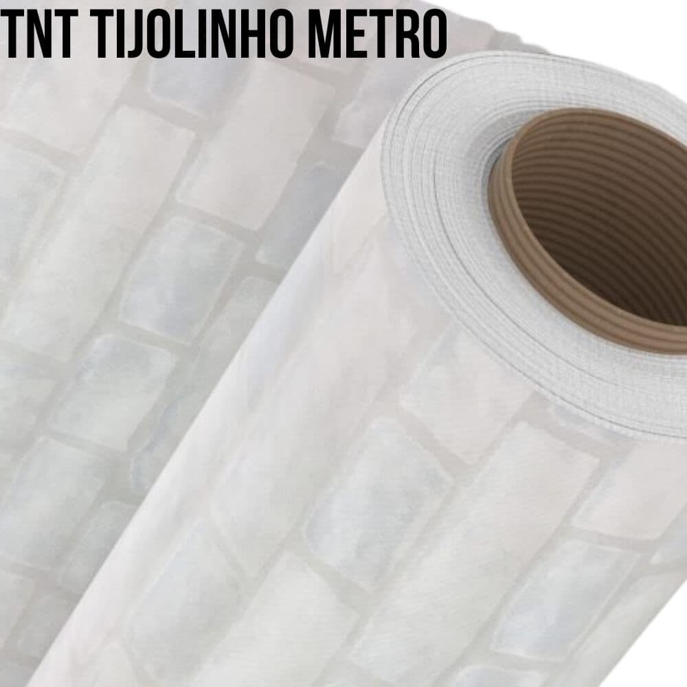 Tnt Estampado Tijolinho 40g/m² Metro