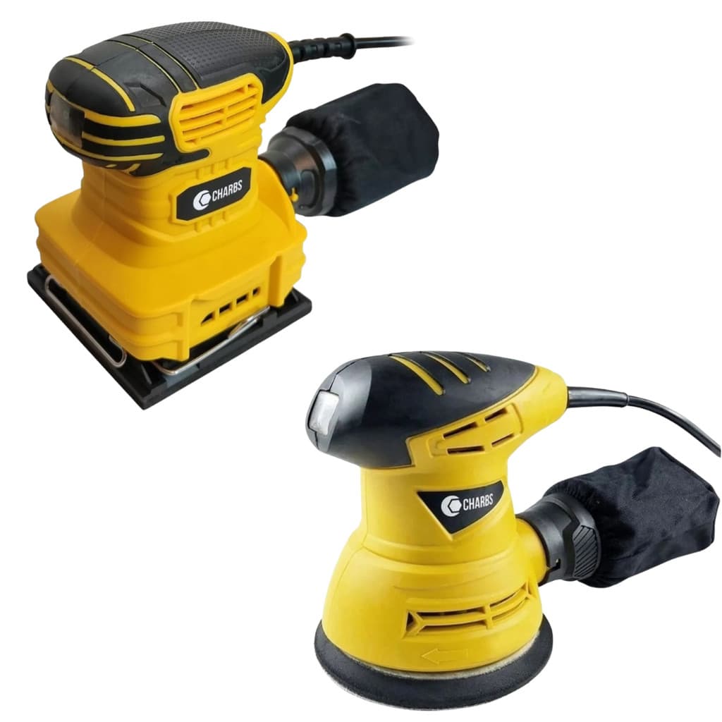 Lixadeira Elétrica 240w + Lixadeira De Canto 250w Coletor Pó