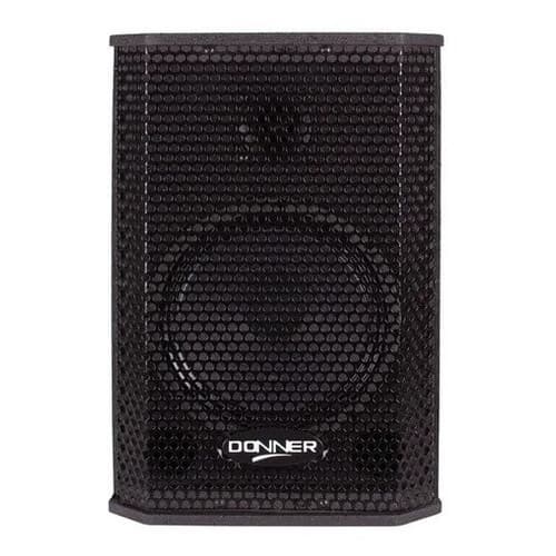 Caixa Acústica Passiva Saga 8'' 75W RMS Donner Profissional Palco Monitor Retorno Show Igreja Cantor