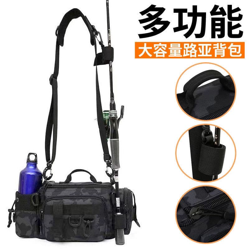 2026 Novo Estilo Isca Bolsa Cintura Multifuncional Bolsa Conjunto Bolsa de Ombro Bolsa Mensageiro Bolsa Vara Bolsa Pesca
