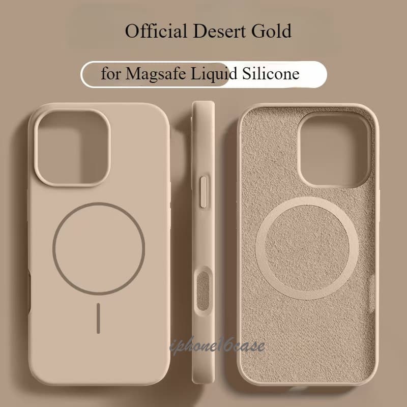 Luxo Silicone Líquido Caso De Carregamento Magnético Para iPhone 16 15 14 13 11 12 17 Pro Max Proteção Anti-Quedag