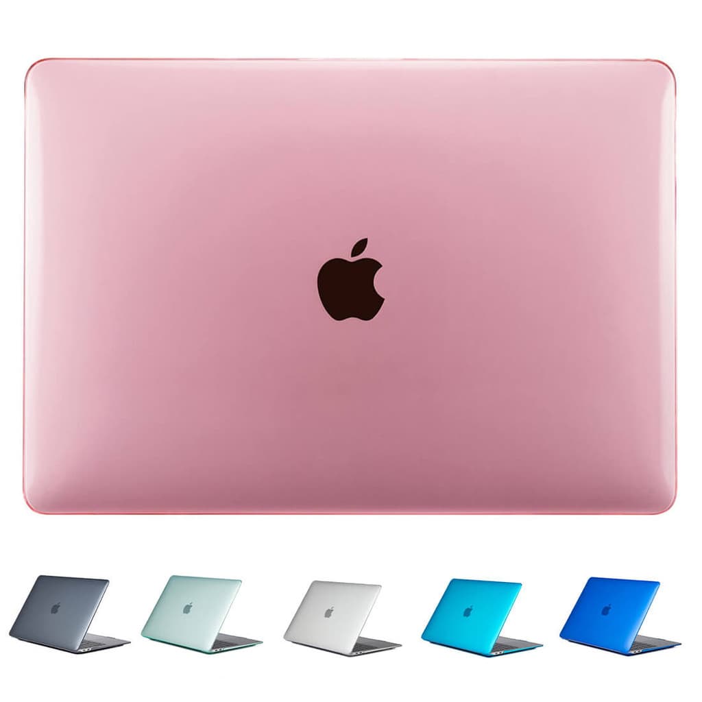 Capa Crystal Transparente Séries Macbook Air 13.6 pol A3113 Cor:Rosa