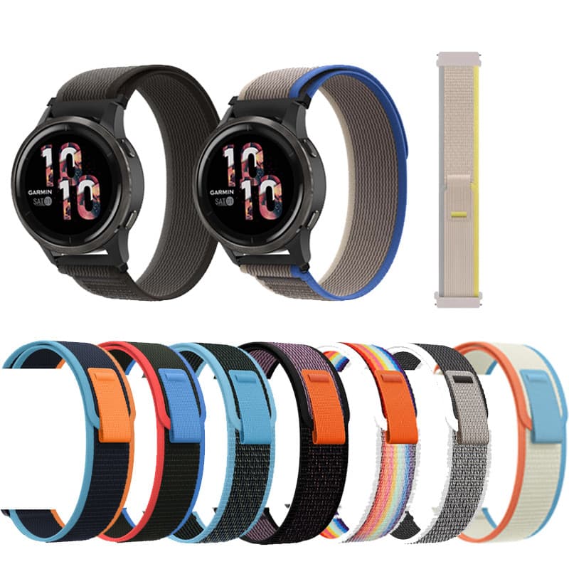 Para Garmin venu 2 3 Vivoactive 3 4 5 6 Forerunner 570 970 645 245 55 158 165 255 265 Pulseira De Relógio De Náilon Espo