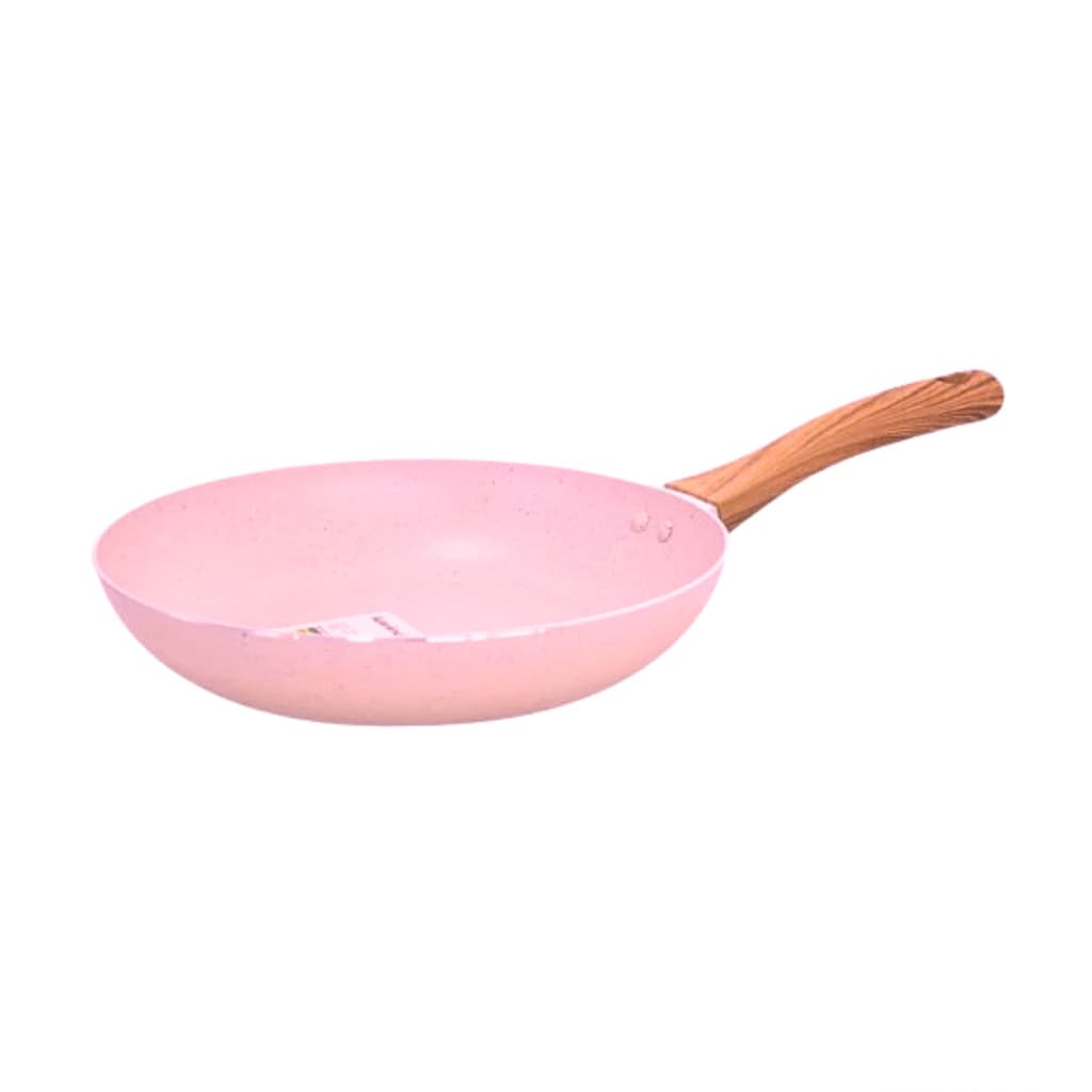 Frigideira 24cm Rev. Cerâmico Rosa Sahara Casambiente