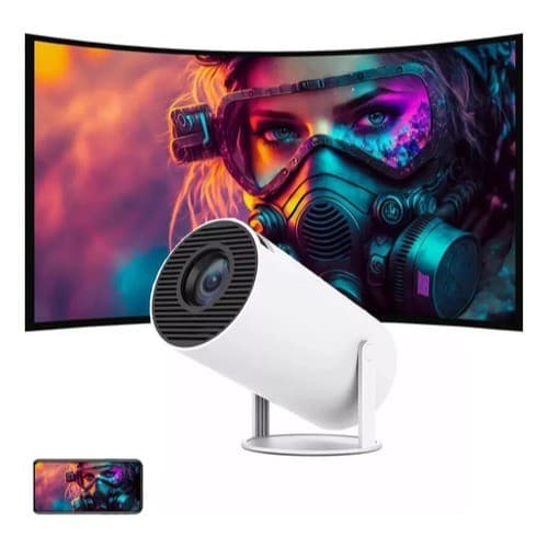 Genérica Mini Projetor Smart 4k Wifi 1080p HD HY300 Cor Branco 110V/220V