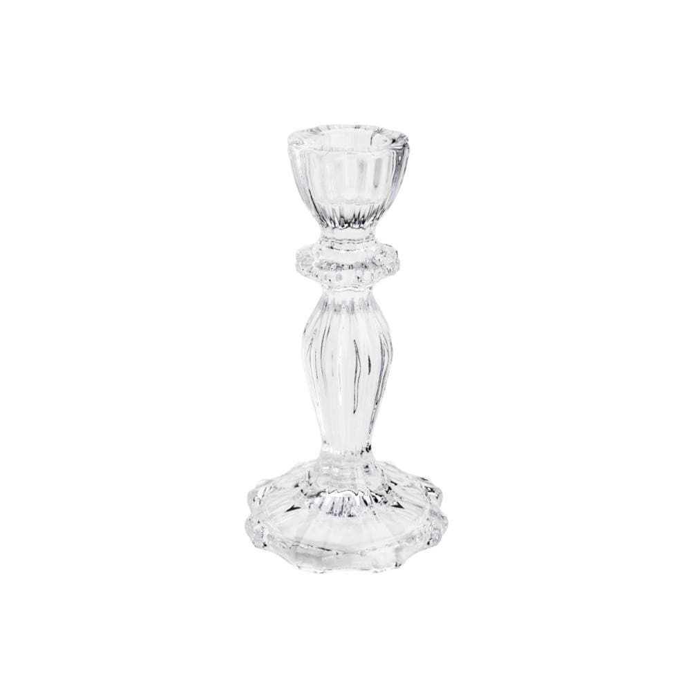 Castiçal de Vidro Argos Wolff 16cm