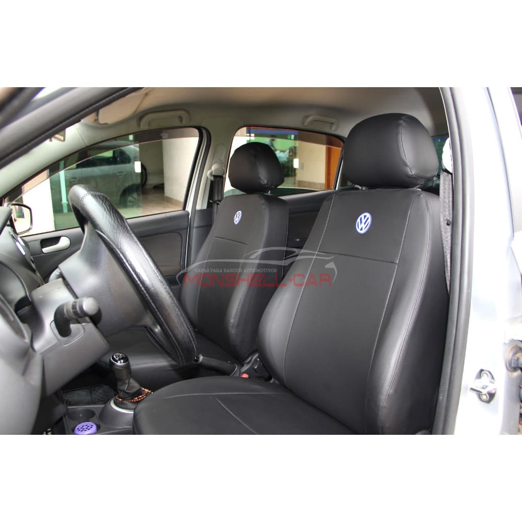 Capas de Bancos Automotivos em Couro Específica Sob Medida p/ Carro Volkswagem Vw Gol G5 Gol G6