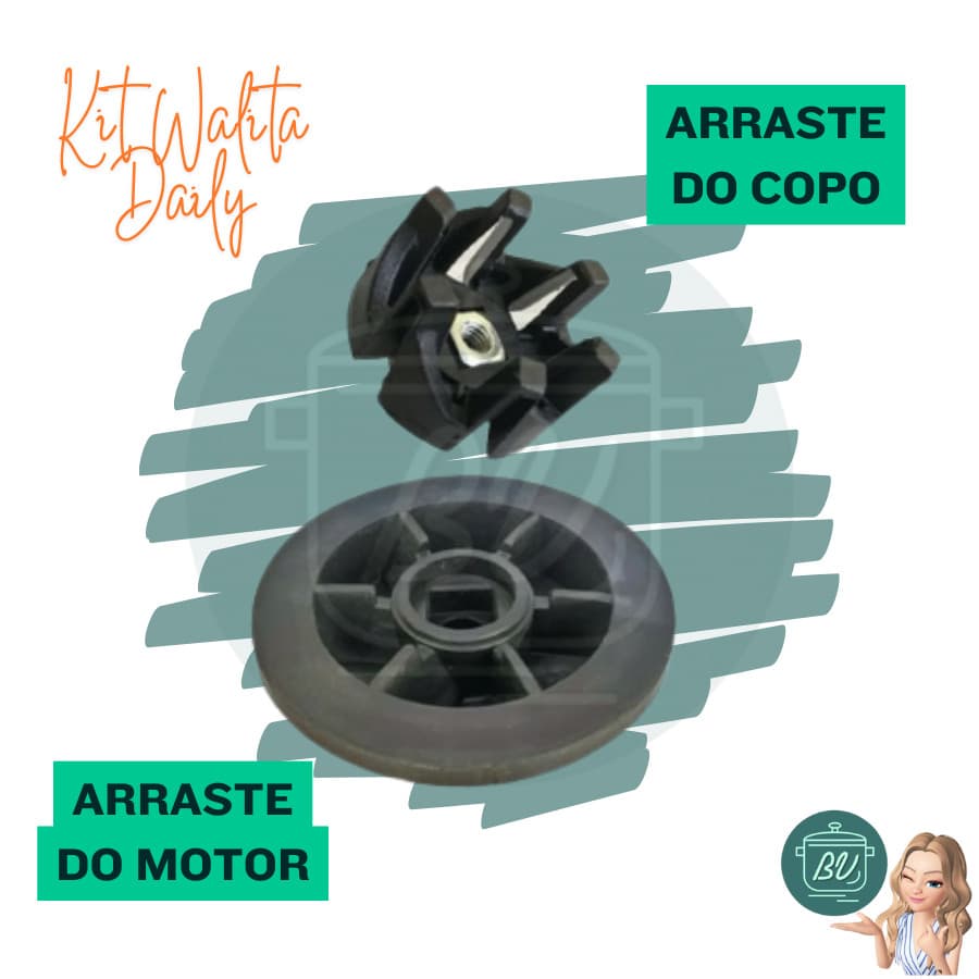 Arraste do copo e motor Philips Walita Daily Problend  RI 2101 / RI 2110 / RI 2134 / RI 2160
