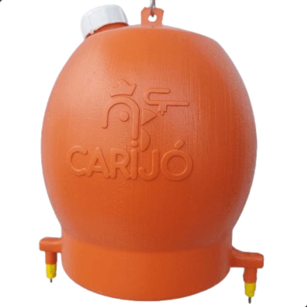 Bebedouro para Aves Nipple Aviário Com Reservatório 5 Litros