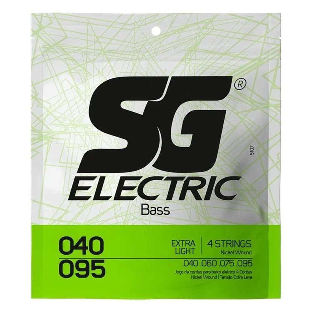 ENCORDOAMENTO SG P/CONTRABAIXO 040 4 CORDAS NIQUEL 0.040 - 0.095 (H - 5 / 2)