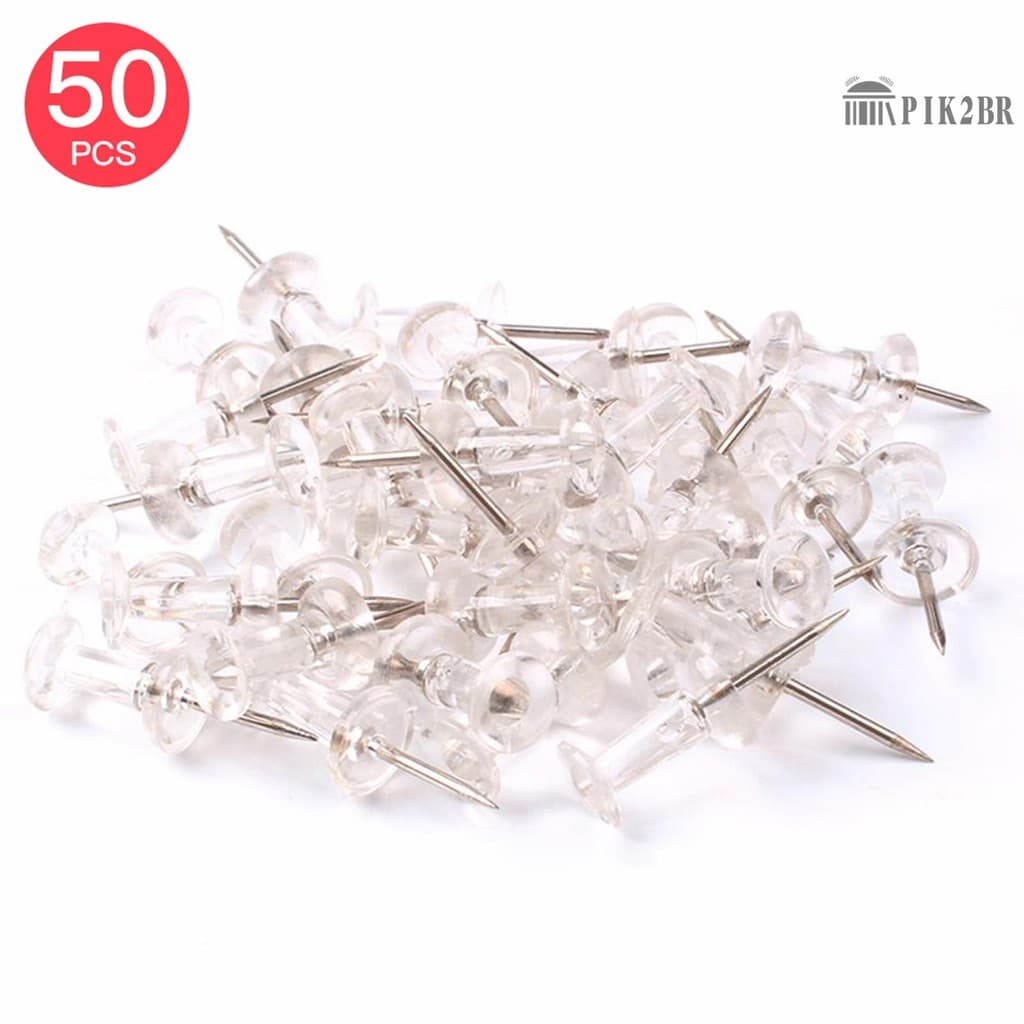 Eomy Alfinetes De Cabeça De Plástico Para Parede 50 Peças De Cortiça E Mapa De Escritório Pressão Com Ponta De Metal Pon