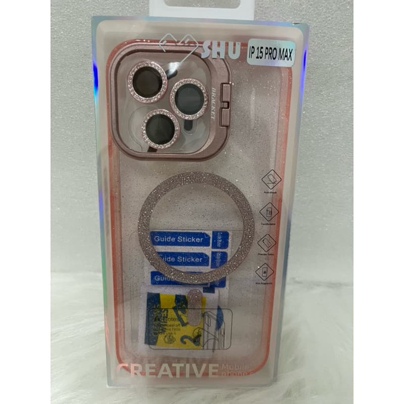 Capinha para iP15 Pro Max com Carregamento por Indução