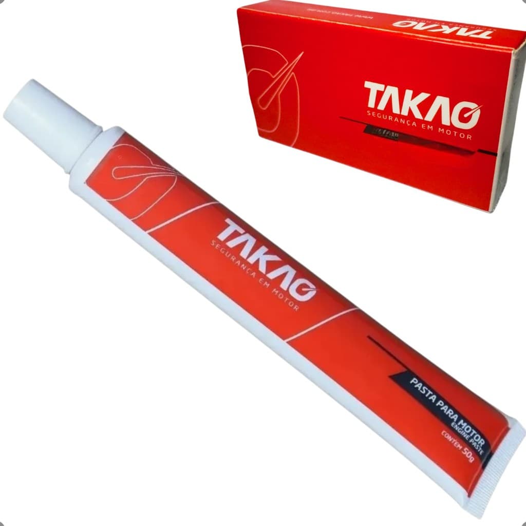 Pasta de Montagem de Motores Takao 50g Reduz Atrito Bronzina Bucha Guia Válvula