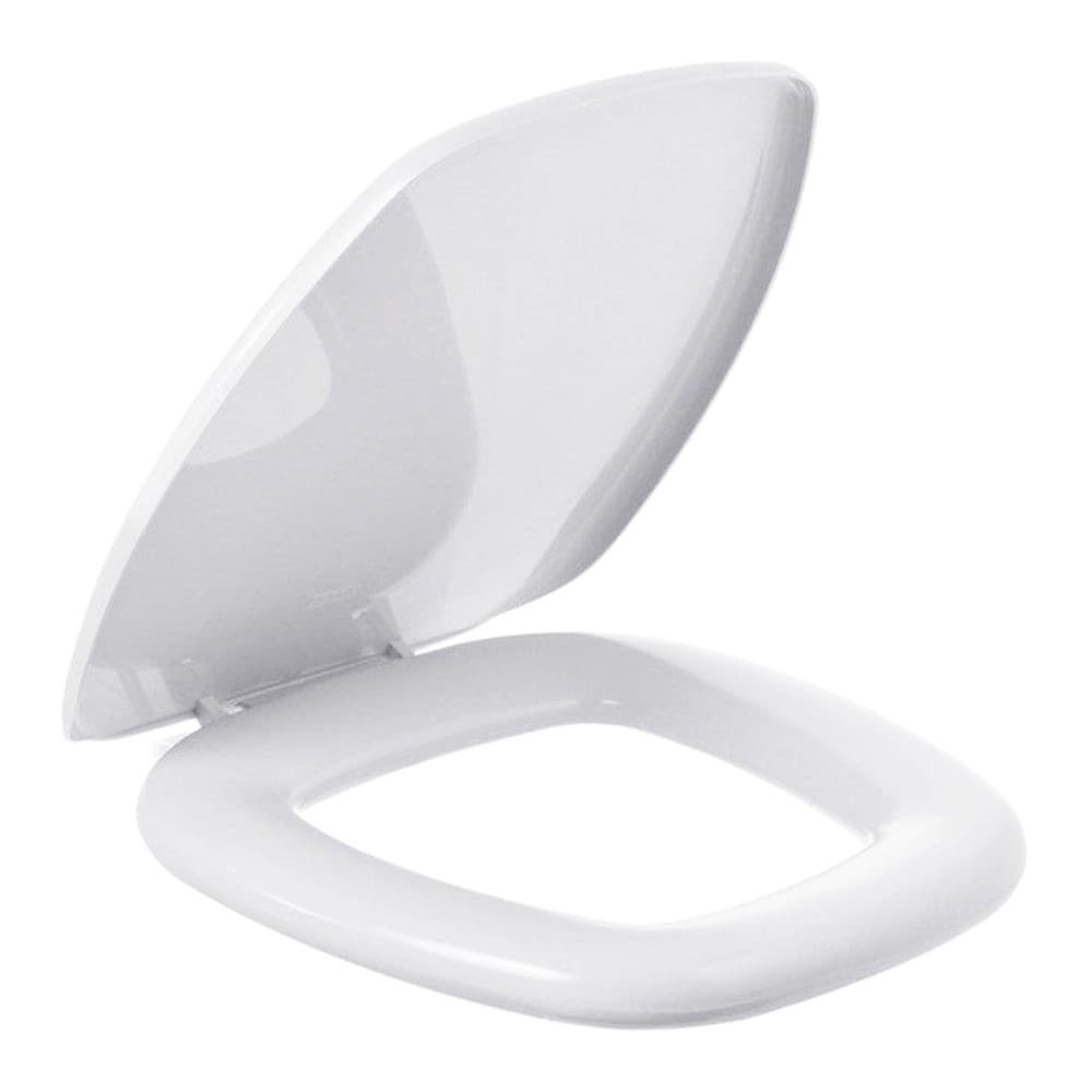 Assento Almofadado Iris Branco Tampa para Vaso Onix