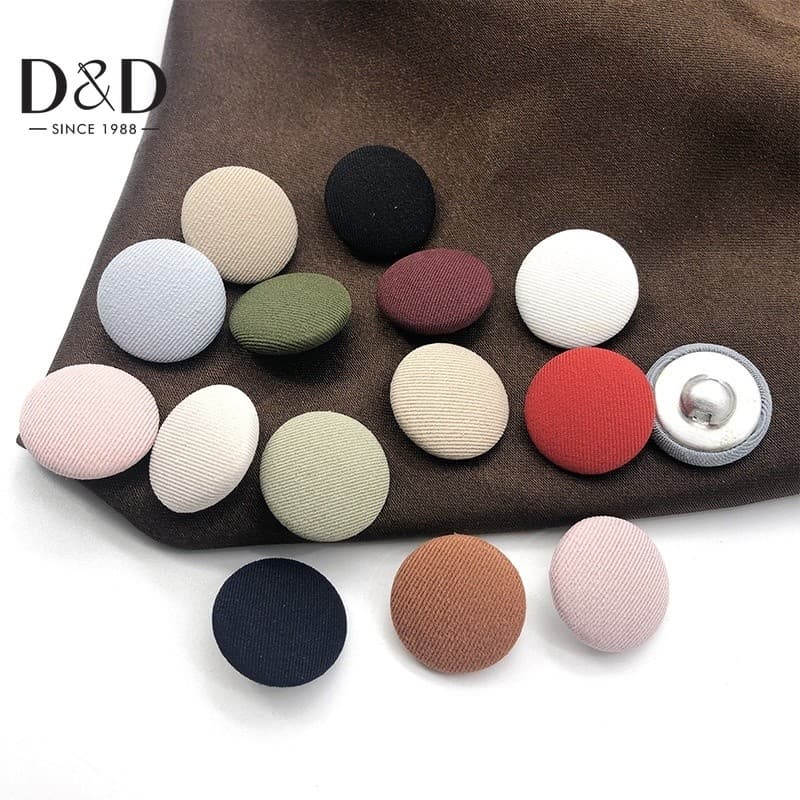 10pcs Botão De Embrulho Redondo Colorido Versátil Camisa De Caxemira Feminina De Chiffon