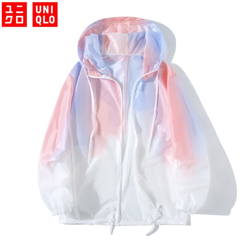 Jaquetas De Proteção Solar UNIQLO Femininas Finas Jaqueta Com Capuz Resistente A UV