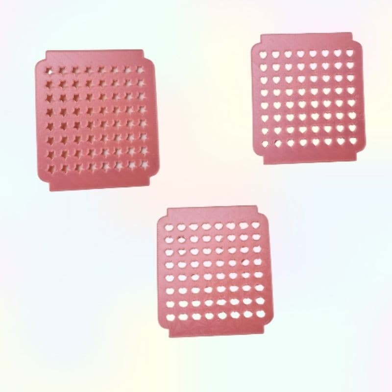 Stencil Para Sprinkles, ideal para mini confeitos de açúcar