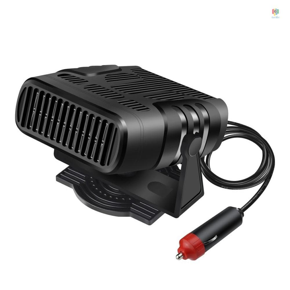 Aquecedor De Carro Portátil Pára-Brisa Aquecimento Rápido E Resfriamento Degelo Desembaçador Inverno 360 ° Rotação