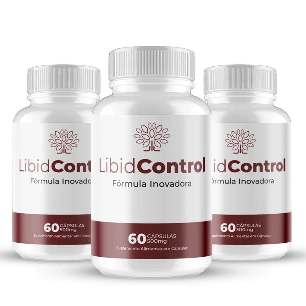 3 Frascos de Libid Control - 180 Capsulas - Hormônios Regulados - Envio Imediato